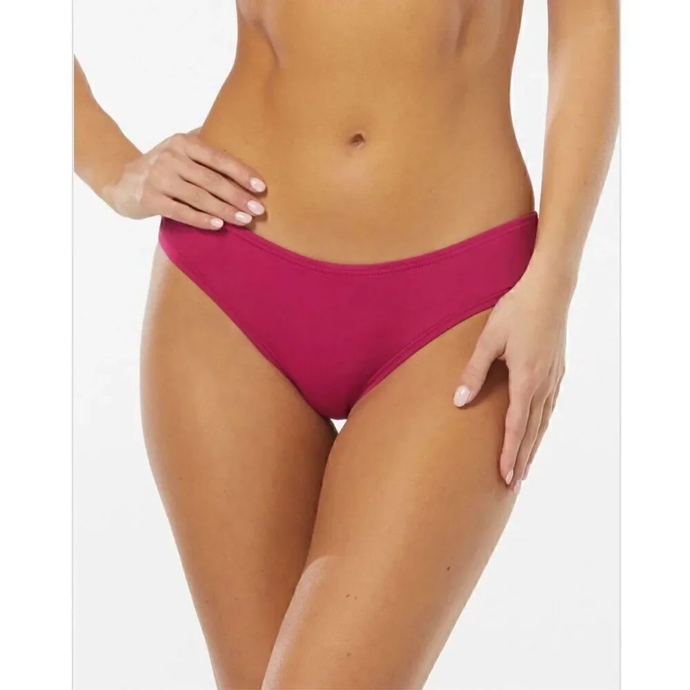 Vince Camuto Shirred Smooth Fit Cheeky Bikini Bottom
